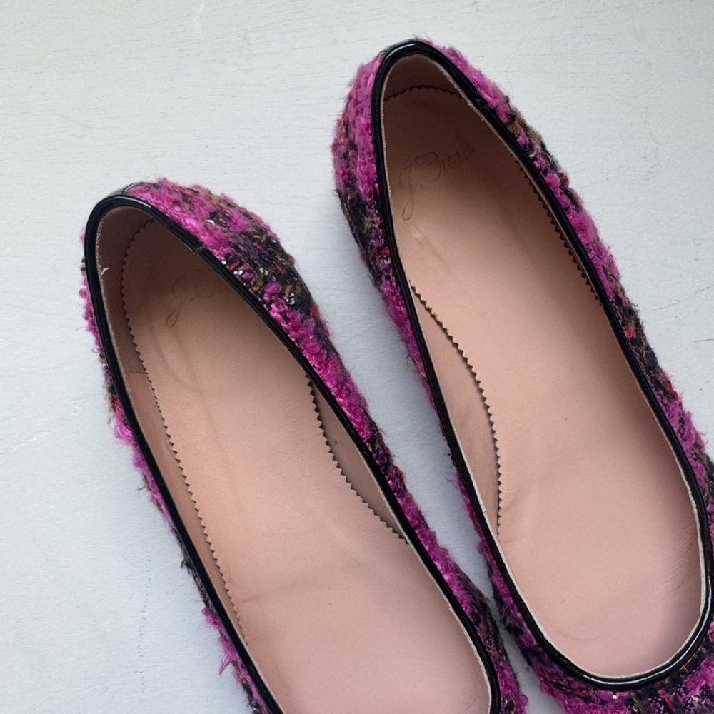 J. Crew Pink and Black Flats - Picture 8 of 16